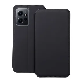 DUAL POCKET grāmatas tipa viedtālruņa apvalks XIAOMI Redmi Note 12 5G melns