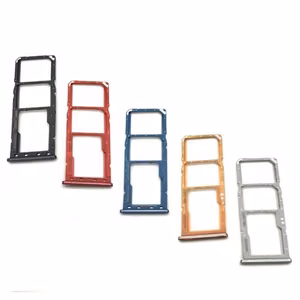 SIM Holder Saderīgs ar Samsung A305 A30 2019 SIM card holder Melns