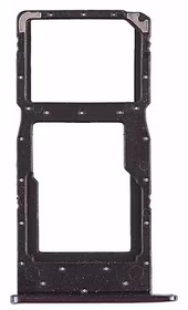 SIM card holder Huawei P Smart 2019 Midnight Melns ORG