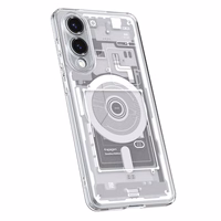 Spigen Ultra Hybrid Mag viedtālruņa apvalks ar MagSafe Samsung Galaxy S25 Edge ar apdruku - balts