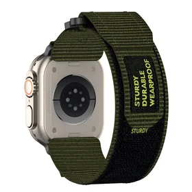 Nailona cilpa Apple Watch 38/40/41 dizaina 4 khaki