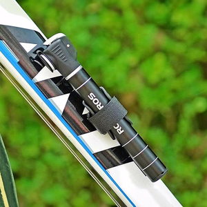Rockbros JG-1040B mazs velosipēda pumpis - melns