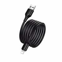 Kabelis (m) USB-A uz Lightning Hoco 2,4A 1 m X120 - melns