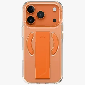 Uniq Heldro Air viedtālruņa apvalks iPhone 17 Pro Magnētiskā uzlāde - oranžs