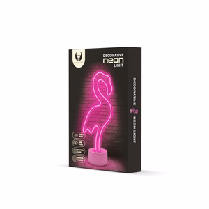 Neon LED on statīvs FLAMINGO rozā USB-C FSC-11 Forever Light