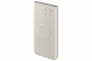 Внешний аккумулятор Samsung EB-U2510XUEGEU беспроводной 10000 mAh 2x USB-C 25W SFC - бежевый