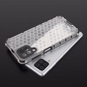 Honeycomb viedtālruņa apvalks ar TPU buferi Samsung Galaxy A22 4G zils