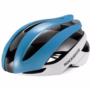 Rockbros 10110004004 velosipēda ķivere, izmērs M - zila un balta