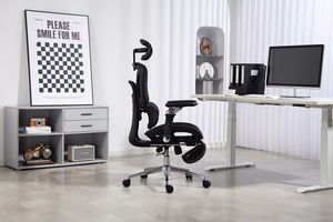 Activejet ergonomiskais biroja krēsls YK848, melns