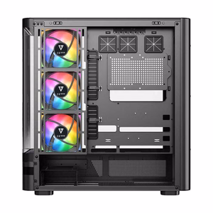 MODECOM Volcano AQ200 ARGB Midi melns