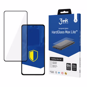 Aizsargstikls 3mk HardGlass Max Lite Melns Xiaomi Redmi Note 14 PRO / 14 PRO+ 5G