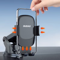 Dudao F5N+ gravity auto turētājs with suction cup windshield or dashboard - melns