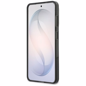 GUESS maciņš for SAMSUNG S26 GUHCS26S5HC4MLSK (IML Big Metal 4G and Script) melns