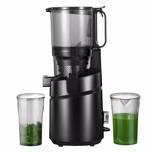 AMZCHEF SJ-036-BK lēnās darbības sulu spiede (melna)