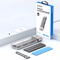 Orico TXM2-C3 M.2 NVME USB-C 3.2 10Gb/s disku ierīce - pelēka