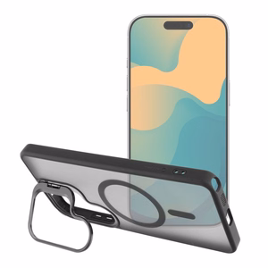 Maciņš priekš Samsung S26 ULTRA Forcell F-Protect Shadow Stand Premium saderīgs ar MagSafe melns
