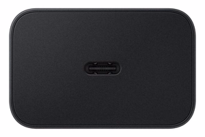 Sienas lādētājs Samsung EP-T4511XBEGEU 45W ar USB-C uz USB-C kabeli 1.8 m, melns