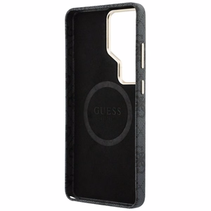 Guess maciņš 4G Script MagSafe priekš Samsung Galaxy S26 Ultra melns