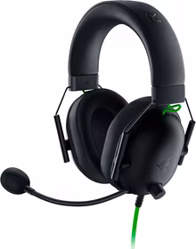 Razer Blackshark V2 X Headset Wired Head-band Gaming melns, zaļš
