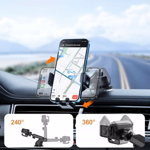 Auto turētājs Joyroom v1 "JR-ZS283" Melns (nav magnētisks / līmēšanas paliktnis)