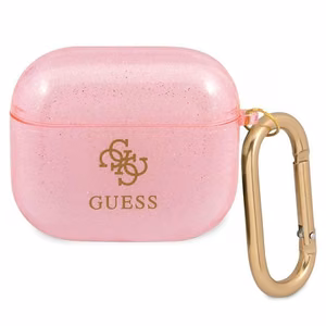 Guess GUA3UCG4GP AirPods 3 apvalks rozā/rozā Spīdumu kolekcija