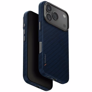 Чехол Uniq Keva EDGE Magclick с зарядкой для iPhone 17 Pro (синий)