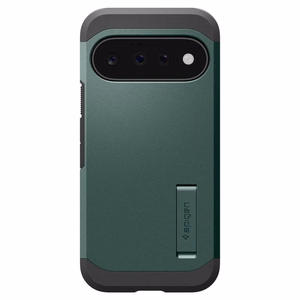 Spigen Tough Armor Mag MagSafe maciņš, paredzēts Google Pixel 11, tumši zaļš