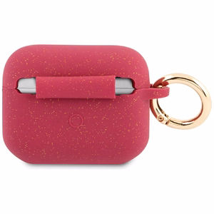 Guess Silikona Glitter Maciņš for AirPods Pro - rozā Glitter