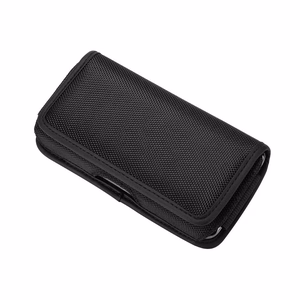 Horizontāls universāls apvalks OXFORD modelis 4 IPHONE 13 PRO MAX / SAMSUNG S21 Ultra / XIAOMI 12 Ultra melns