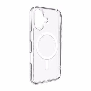 Puro Lite Mag TPU+PC apvalks MagSafe saderīgs viedtālrunim iPhone 17 - caurspīdīgs ar baltu gredzenu