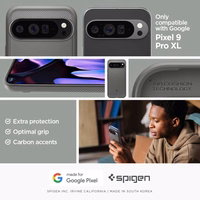 Spigen Rugged Armor viedtālruņa apvalks Google Pixel 9 Pro XL - pelēks