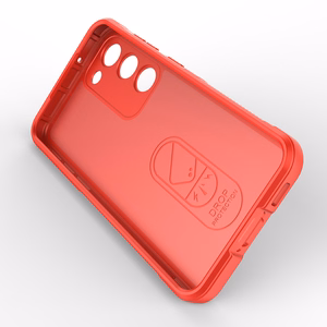 Magic Shield viedtālruņa apvalks Samsung Galaxy S23+ elastīgs bruņots pārsegs sarkans