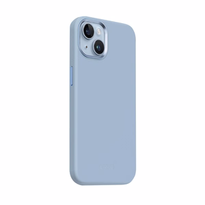 Crong Color Cover LUX Magnetic vāciņš ierīcei iPhone 15 Plus, saderīgs ar MagSafe, zils