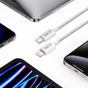 Tech-Protect UltraBoost USB-C / Lightning PD27W/3A kabelis 100 cm - pelēks