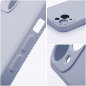 SILIKONA MAG COVER korpuss saderīgs ar MagSafe priekš SAMSUNG A37 gaiši zils