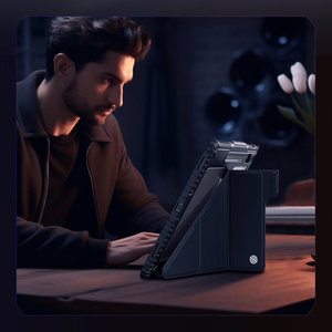 Nillkin Bumper Leather Case Pro чехол для Samsung Galaxy Tab S9+ - чёрный