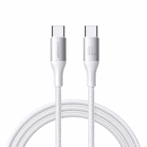 Joyroom S-A28 Flash Series 60W USB-C - USB-C kabelis 2 m - Balts