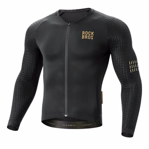Rockbros YDCX008 Diamond Long Sleeve Cycling Jersey Size XXXL - Black