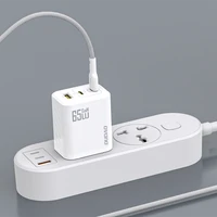 Dudao A29C 65W GaN sienas lādētājs + USB-C kabelis - balts