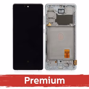 LCD ekrāns Samsung G780 S20 FE (G781 S20 FE 5G) ar rāmi, Cloud Mint (OEM)