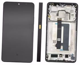 LCD screen Xiaomi Poco X6 Pro 5G ar touch screen ar frame Dzeltens original (service pack)
