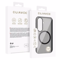 Liavec Soft Maciņš Metal Frame for Samsung Galaxy S26 Plus melns