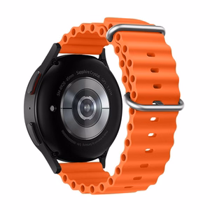 FORCELL F-DESIGN FS01 siksniņa SAMSUNG pulkstenim 22 mm oranža