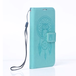 MEZZO grāmatas viedtālruņa apvalks XIAOMI Redmi 9C / 9C NFC sapņu ķērājs zaļa