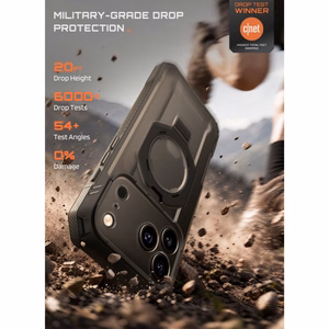 Supcase Grip Pro Mag MagSafe vāciņš iPhone 18 Pro / 17 Pro – melns