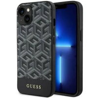 Guess GUHMP14MHGCFSEK iPhone 14 Plus 6.7" Viedtālruņa apvalks melns/melns Magnētiskais