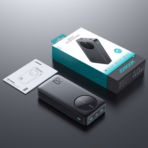 Portatīvais lādētājs Joyroom JR-PBF14 2.4A LED 20000mAh (melns)