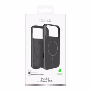 Puro Pulse iPhone 17 Pro polikarbonāta aizsargapvalks - pelēks