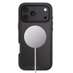 Tech-Protect Defense MagSafe maciņš modelim iPhone 17 Pro Max / 18 Pro Max – matēts melns