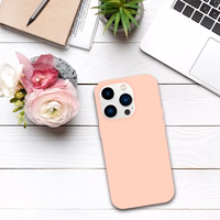 Tel Protect silikona viedtālruņa apvalks Iphone 14 Pro Max gaiši rozā